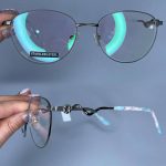 عینک فریم فلزی گربه ای    010498