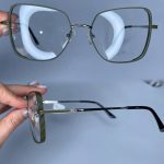 عینک فریم فلزی پروانه ای     010500