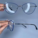 عینک فریم فلزی گربه ای  010513