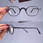 عینک فریم کائوچویی نیمه مطالعه   010515
