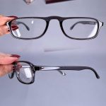 عینک فریم کائوچویی نیمه مطالعه   010518