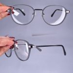 عینک فریم کائوچویی گرد مات  010537