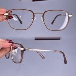 عینک فریم کائوچویی زاویه دار مات  010542