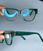 عینک فریم کائوچویی گربه ای ضخیم  010450 - Image 2