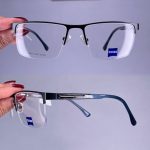 عینک نیم فریم مستطیلی  010568