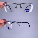 عینک نیم فریم مستطیلی  010579