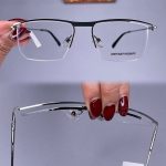 عینک نیم فریم مستطیلی  010593