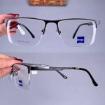 عینک نیم فریم مستطیلی  010598