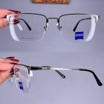 عینک نیم فریم مستطیلی    010599