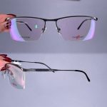 عینک نیم فریم مستطیلی   010603