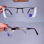 عینک نیم فریم مستطیلی  010604