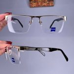 عینک نیم فریم مستطیلی  010607