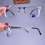 عینک نیم فریم مستطیلی  010608