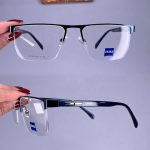 عینک نیم فریم مستطیلی  010611