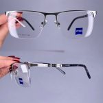 عینک نیم فریم مستطیلی  010614