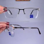 عینک نیم فریم مستطیلی  010617