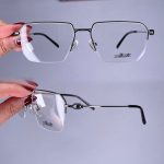 عینک نیم فریم مستطیلی  010622