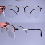 عینک نیم فریم زاویه دار  010625