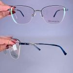 عینک نیم فریم گربه ای   010637