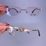 عینک نیم فریم گربه ای  010638