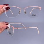 عینک نیم فریم گربه ای   010639