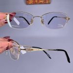 عینک نیم فریم گربه ای   010641