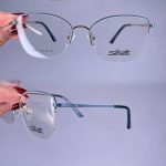 عینک نیم فریم گربه ای   010642