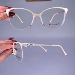 عینک نیم فریم گربه ای دماغه یک تیکه   010645