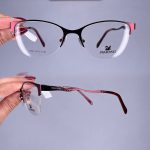 عینک نیم فریم گربه ای  010647