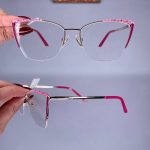 عینک نیم فریم گربه ای  010650