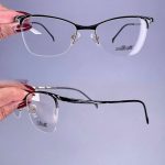 عینک نیم فریم گربه ای  010651