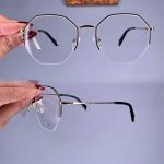 عینک نیم فریم زاویه دار  010653