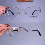 عینک نیم فریم گربه ای  010659