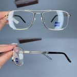 عینک نیم فریم دوپل مستطیلی  010704