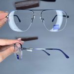 عینک نیم فریم دوپل زاویه دار   010710