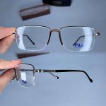 عینک نیم فریم مستطیلی دماغه یک تیکه  010719