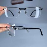 عینک نیم فریم دوپل مستطیلی  010737