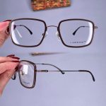 عینک فریم فلزی مستطیلی  010748