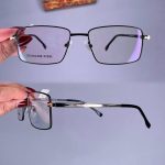 عینک فریم فلزی مستطیلی  010750