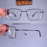 عینک فریم فلزی مستطیلی  010760