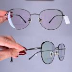 عینک فریم فلزی گرد    010833