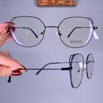 عینک فریم فلزی زاویه دار  010835