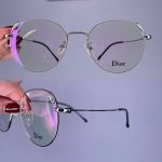 عینک فریم فلزی پایین گرد  010844