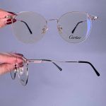 عینک فریم فلزی گرد  010845