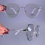 عینک فریم فلزی پایین گرد   010851