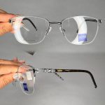 عینک نیم فریم زاویه دار  010785