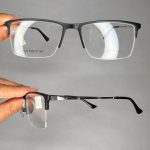 عینک نیم فریم مستطیلی  010790