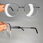 عینک نیم فریم زاویه دار  010791