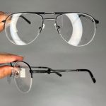 عینک نیم فریم دوپل خلبانی   010794