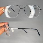 عینک نیم فریم دوپل مستطیلی  010797